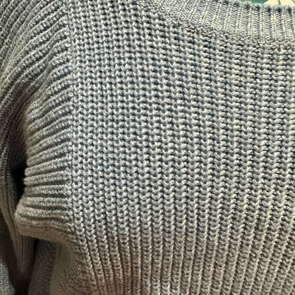 Topshop Light baby blue Women's Crew Neck Sweater - Picture 3 of 8